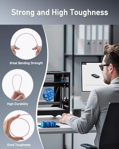 SUNLU 3D Printer Filament PETG Filament 1.75mm, Less Stringing Good Layer Adhesion High Toughness, PETG Filament 1.75 ±0.02mm, 1kg Spool(2.2lbs), Green