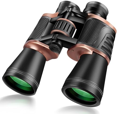 22x50 Binoculars for Adults High Powered, BAK-4 Prism HD FMC, Professional Waterproof Binoculars for Bird Watching, Hunting, Travel with Carrying Bag