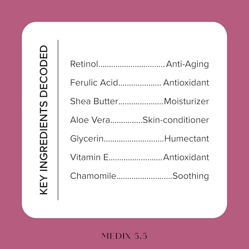 Medix 5.5 Retinol Body Lotion + Hyaluronic Acid Cream, Moisturizer Body & Face Lotion Set | Hydrating + Firming Lotion For Stretch Marks, Wrinkles, & Crepey Skin | Skin Care Products, 2pc Set