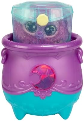 Magic Mixies Magical Gem Surprise Cauldron: Moon. with New Shimmer Eyes! Reveal an Mixie Plushie from The Fizzing Cauldron and Discover 2 Magical Lunar Gem Surprises! Styles May Vary