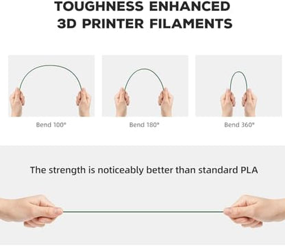 FLASHFORGE PLA Filament 1.75mm, 3D Printer Filament 1kg (2.2lbs) Spool, Dimensional Accuracy +/- 0.02mm, 3D Printing Filament Easy to Use and Fits for Most FDM 3D Printers (Rainbow)