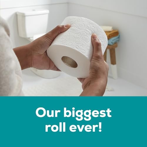 Angel Soft Toilet Paper, 24 Super Mega Rolls = 144 Regular Rolls, Soft and Strong Toilet Tissue
