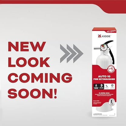 Kidde Fire Extinguisher for Vehicles, Cars, Trucks, Single-Use 10BC