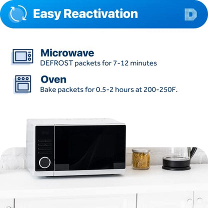 Dry & Dry 500 Gram [2 Packets] Silica Gel Packets Desiccants, Silica Packets - Rechargeable Silica Gel Packs, Moisture Absorbers, Desiccants Packets, Silica Gel