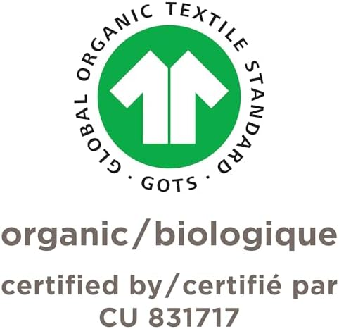 Burt's Bees Baby Essential Organic Cotton Fitted Crib Sheet, Breathable for Boy Girl Standard Crib & Toddler Mattresses