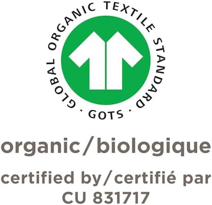 Burt's Bees Baby Essential Organic Cotton Fitted Crib Sheet, Breathable for Boy Girl Standard Crib & Toddler Mattresses