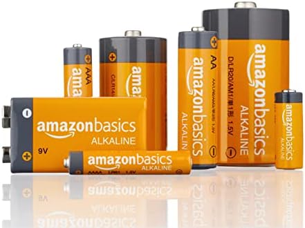 Amazon Basics D Cell All-Purpose Alkaline Batteries, 5-Year Shelf Life, 96 Count, 4 Packs of 24