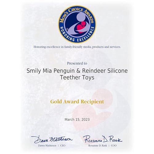 Smily Mia 2 Packs Baby Teething Toy for 0-6 6-12 Months, Food Grade Silicone Teething Mitten, Anti Dropping Wrist Hand Teethers Baby Chew Toys for Sucking&Chewing, BPA Free, Light Blue