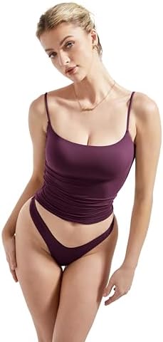 SUUKSESS Women Sexy Square Neck Tank Top Summer Y2K Going Out Basic Cami Shirt