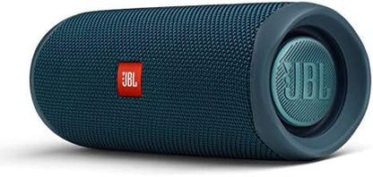 JBL Flip 5 Portable Bluetooth Speaker - Ocean Blue (JBLFLIP5BLUAM) (Renewed)