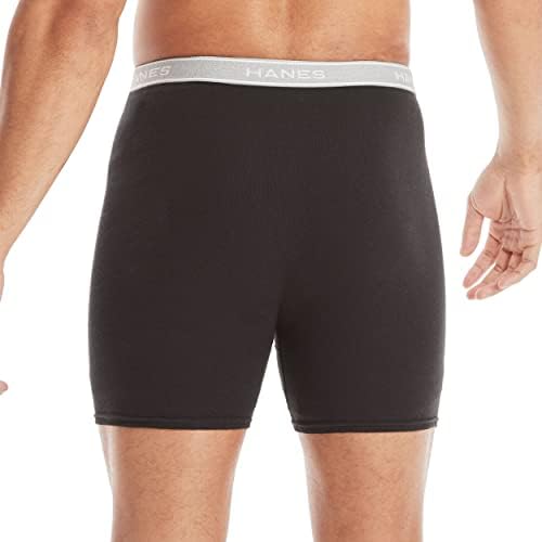Hanes Men's Boxer Briefs, Cool Dri Moisture-Wicking Underwear, Cotton No-Ride-up for Men, Multi-Packs