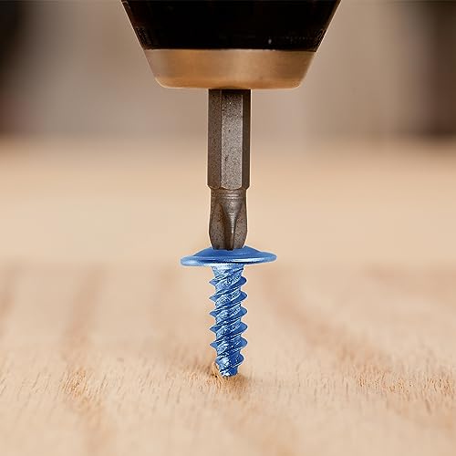 (300 pcs) Wensilon #10×3/4" Phillips Truss Head Wood Screws Galvanized Iron Quick Metal Self Tapping…