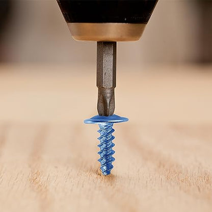 (300 pcs) Wensilon #10×3/4" Phillips Truss Head Wood Screws Galvanized Iron Quick Metal Self Tapping…