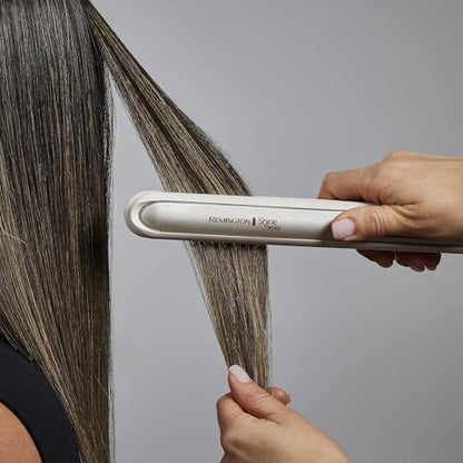 Remington Shine Therapy 1 inch Hair Straightener Iron, Flat Iron Infused with Argan Oil & Keratin, Professional Ceramic Flat Iron for Less Frizz, Shines and Smooth, Styling Tools