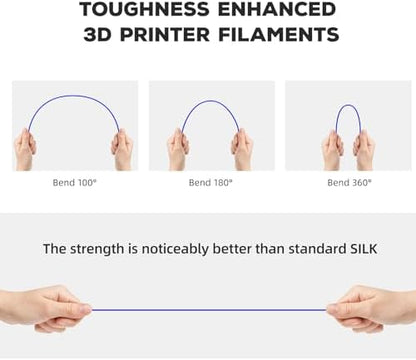 FLASHFORGE PLA Filament 1.75mm, 3D Printer Filament 1kg (2.2lbs) Spool, Dimensional Accuracy +/- 0.02mm, 3D Printing Filament Easy to Use and Fits for Most FDM 3D Printers (Blue)