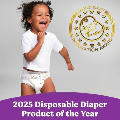 Huggies Size 6 Baby Diapers, Little Movers HuggFit 360° Baby Diapers with 360° Waistband, Size 6 (35+ lbs), 104 Count (2 Packs of 52), Packaging May Vary