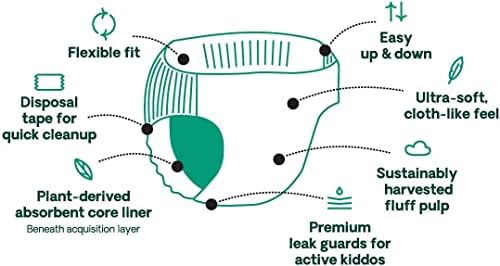 Hello Bello Training Pants Club Box, Bedtime Stories and Space Travelers 2T-3T, 84 Count Multicolor