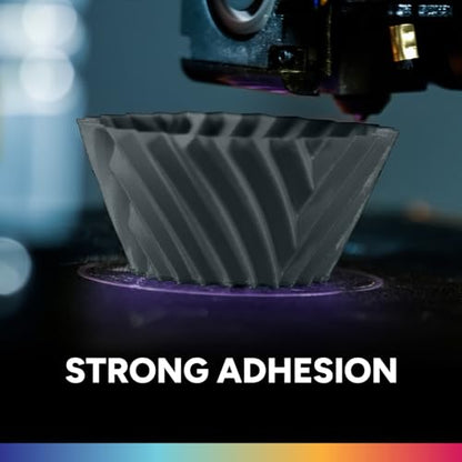 OVERTURE 2KG Bundle PLA Filament 1.75mm, Neatly Wound 3D Printer Filament 2 Pack 1kg Spool (2.2lbs), Dimensional Accuracy +/- 0.02 mm, Fit Most FDM 3D Printers (Space Gray 2-Pack)