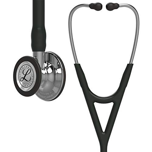 3M Littmann Cardiology IV Diagnostic Stethoscope, 6177, More Than 2X as Loud, Weighs Less, Stainless Steel Mirror-Finish Chestpiece and Stem, 27" Black Tube