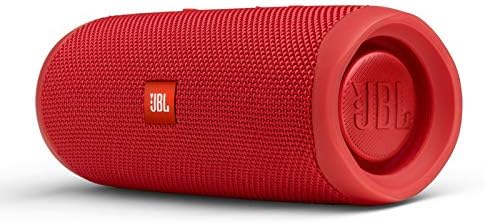 JBL FLIP 5 Waterproof Portable Bluetooth Speaker - Red (Renewed)