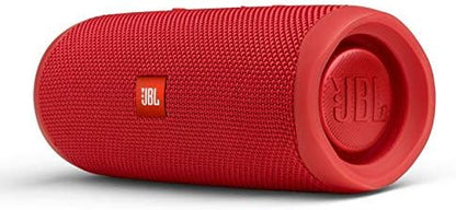 JBL FLIP 5 Waterproof Portable Bluetooth Speaker - Red (Renewed)