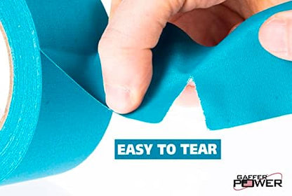 Gaffer Power Gaffers Tape 2 Inch | Aqua Teal | USA Made Quality | Leaves No Residue