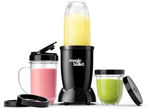 magic bullet Blender, Small, Black, 11 Piece Set