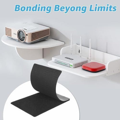 Art3d 16 Sets Hook and Loop Tape Sticky Back, 4"x6" Double-Sided Adhesive Strip, Heavy Duty