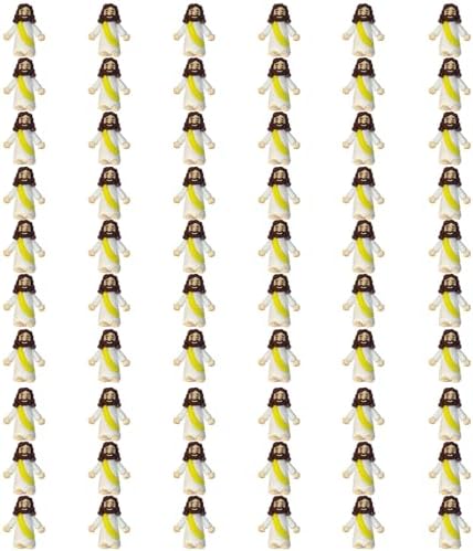 Mini Jesus Figures, Set of 30pcs Action Figures Little Jesus Figures, Tiny Jesus Figures to Hide and Seek Religious Gifts for Easter Egg Stuffers