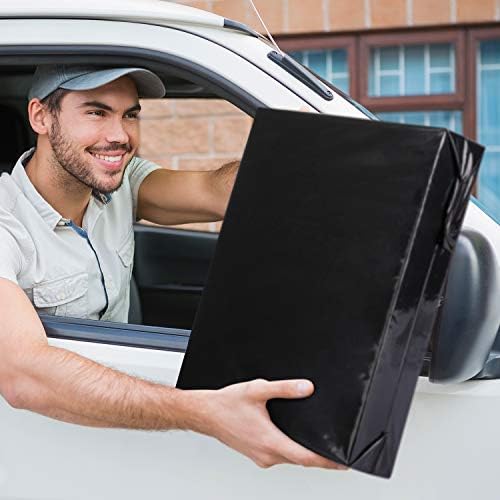 Metronic Black Poly Mailers 14.5x19 Large 100 Pack Self-Seal Shipping Bags, Packaging Envelopes for Small Business, Boutique, Clothing