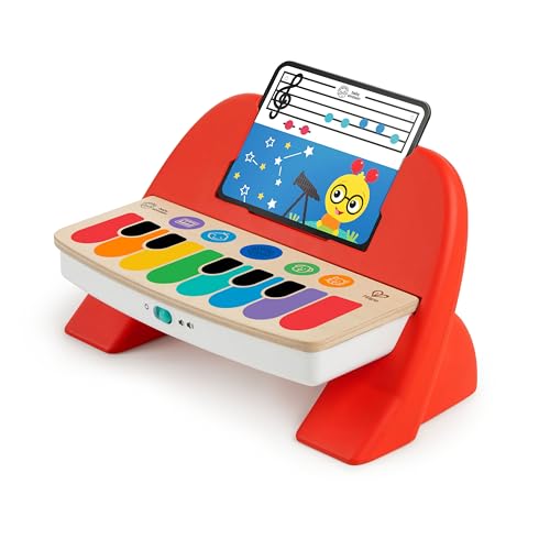 Baby Einstein Cal’s First Melodies Magic Touch Wooden Piano Musical Baby Toy, Ages 6-36 Months