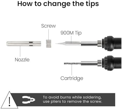 Soldering Iron Kit, 60W Soldering Iron, 5 Soldering Iron Tips, 21-in-1 Adjustable Temperature, Solder Wire, Stand, Desoldering Pump, Soldering Welding Iron Kit for Electronics Hobby DIY 110V US Plug