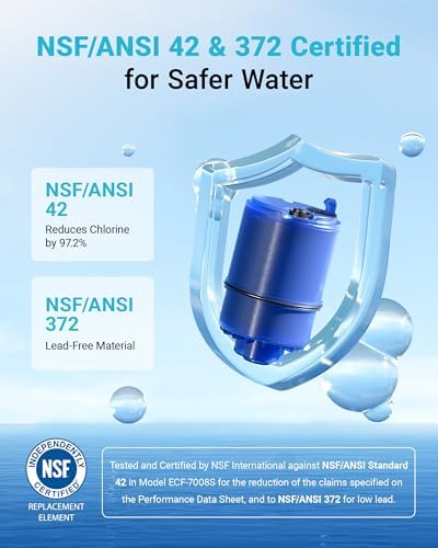 6 Pack Faucet Filter Replacement for All PUR®Plus, PUR® Water Filter Replacement, Pur® Filter Replacement RF-9999®, NSF 42 Certified, 1800-Gallon Long Lifespan, AQUA CREST