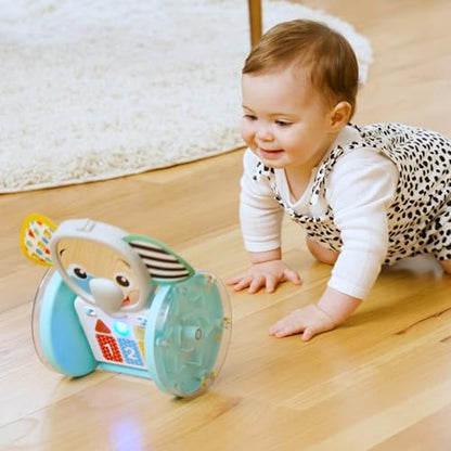 Baby Einstein Chase & Tap Earl Crawling Baby Toy, with Mirror and Music, Ages 6 Months and Up