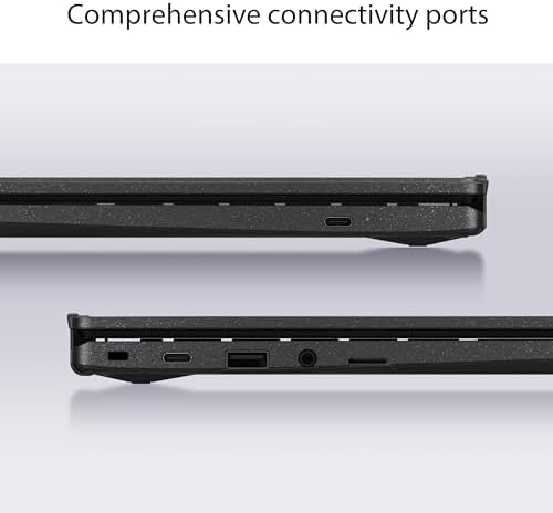 ASUS Chromebook CM14 Laptop, 14" HD Anti-Glare Display (1366x768), MediaTek Kompanio 520, 4GB RAM, 64GB eMMC, ChromeOS, Gray, CM1402CM2A-DS44, Gravity Grey