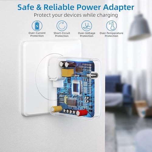 Mac Book Pro Charger - 118W USB C Charger Fast Charger Compatible with MacBook Pro, MacBook Air, M1 M2 M3 M4, iPad pro, Samsung Galaxy and All USB-C Devices, 6.6ft Cable