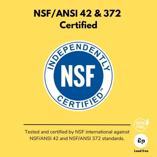 Water Filter Replacement for Brita® Pitchers & Dispensers, Classic OB03, Mavea® 107007, 35557 & More, NSF Certified Water Pitcher Filter, 1 Year Supply, Fits Brita & Mavea, 6 Count