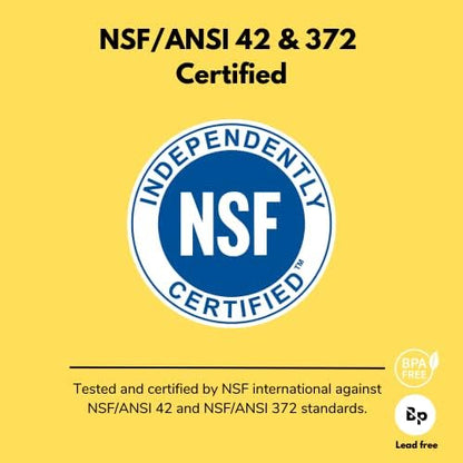 Water Filter Replacement for Brita® Pitchers & Dispensers, Classic OB03, Mavea® 107007, 35557 & More, NSF Certified Water Pitcher Filter, 1 Year Supply, Fits Brita & Mavea, 6 Count