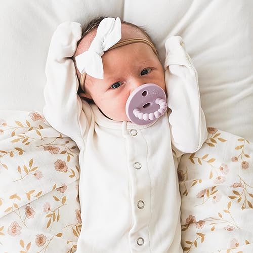 Ryan & Rose Cutie PAT Pacifier Teether (Starter Kit, Blossom)