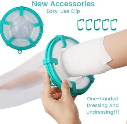 Cast Covers for Shower Arm, Waterproof Cast Cover Arm for Swimming, Cast Protector for Shower Adult, Elbow, Hand, Elbow (Diameter - 6.3")