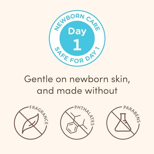 Bundle of Aveeno Baby Healthy Start Newborn Wash, Hypoallergenic Baby Body Wash with Prebiotic Oat, Fragrance-Free, 8 fl. oz + Newborn Balm, Baby Skin Balm with Prebiotic Oat , Fragrance-Free, 5 oz