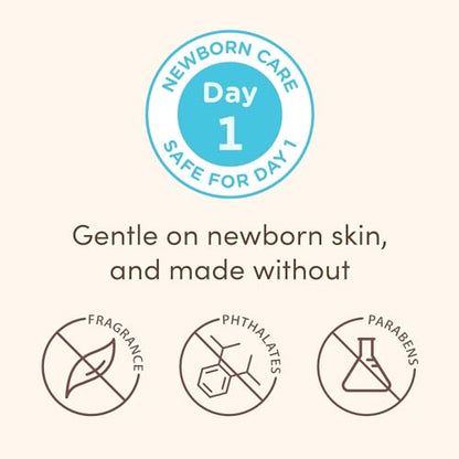 Bundle of Aveeno Baby Healthy Start Newborn Wash, Hypoallergenic Baby Body Wash with Prebiotic Oat, Fragrance-Free, 8 fl. oz + Newborn Balm, Baby Skin Balm with Prebiotic Oat , Fragrance-Free, 5 oz