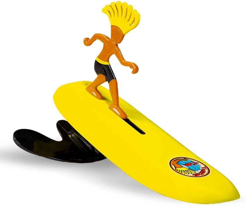 Surfer Dudes Classics Wave Powered Mini-Surfer and Surfboard Toy - Trestles Tim