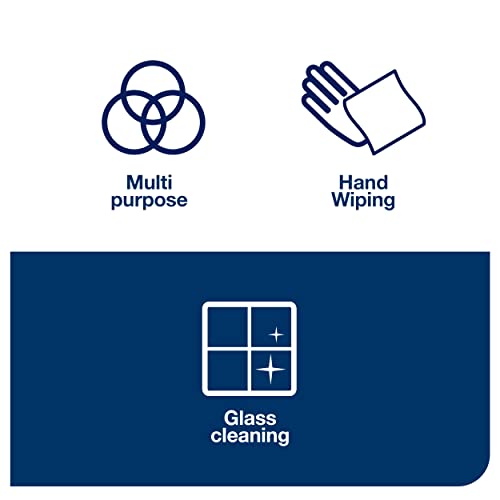 Tork Industrial Centrefeed Dispenser Black - M2 + Refill - Centerfeed Paper Wiper White, 6 x 600 Sheets