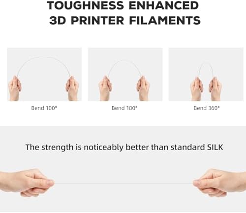 FLASHFORGE PLA Filament 1.75mm, 3D Printer Filament 1kg (2.2lbs) Spool, Dimensional Accuracy +/- 0.02mm, 3D Printing Filament Easy to Use and Fits for Most FDM 3D Printers (Natural)