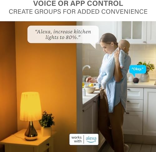 Sengled LED Smart Light Bulb (A19), Matter-Enabled, Multicolor, Works with Alexa, 60W Equivalent, 800LM, Instant Pairing, 2.4 GHz, Wi-Fi, 1-Pack