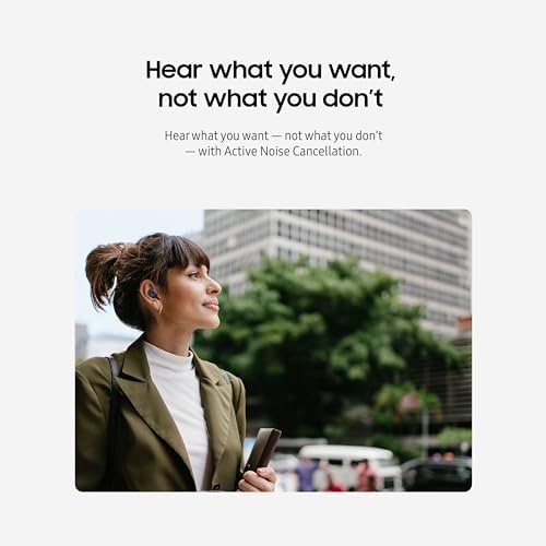 Samsung Galaxy Buds FE True Wireless Bluetooth Earbuds, Comfort and Secure in Ear Fit, Auto Switch Audio, Touch Control, Built-in Voice Assistant, Graphite [US Version, 1Yr Manufacturer Warranty]