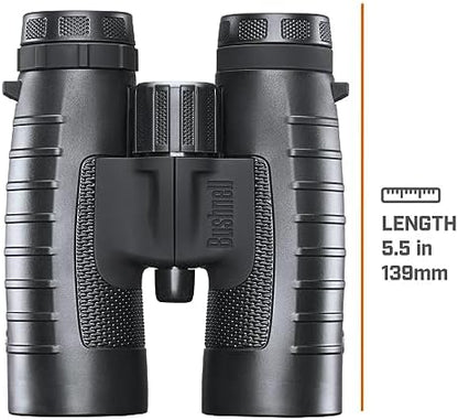 Bushnell 10x42mm Trophy XLT: Versatile Waterproof Binoculars for Adults, Cruise Ship, Tactical, and Bird Watching Essentials with 6.2 Angle of View, Black