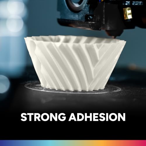 OVERTURE PLA Filament 1.75mm PLA 3D Printer Filament, 1kg Cardboard Spool (2.2lbs), Dimensional Accuracy +/- 0.02mm, Fit Most FDM Printer (White 1-Pack)