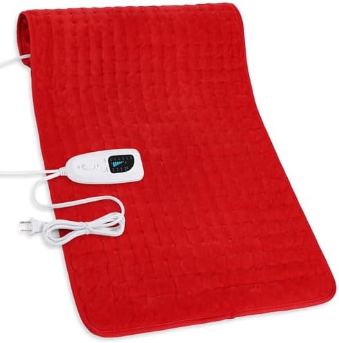 Heating Pad,Electric Heating Pads for Back,Hot Heated Pad for Abdomen,Shoulder,Knee,Multiple Temp and Auto Shut Off